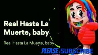 6ix9ine Anuel AA  MALA  Lyrics  letra  English  English Version  8D AUDIO [upl. by Neibart]