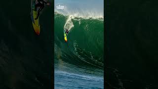 Biggest PaddleIn award winner JoJo Ropers Take Your Shot moment 5hourenergy bigwavesurfing [upl. by Eilra]