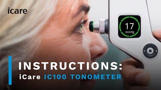 iCare IC200 Tonometer Instructional Video [upl. by Anavrin]