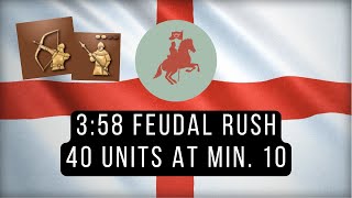 358 Feudal Rush English  Build Order Guides  Valdemar1902 [upl. by Justino875]