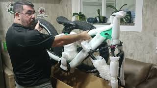 Unboxing FAT Bike GTSM1 Argon Full Suspension Ebike Elétrica [upl. by Nylesaj34]