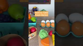 Food Sorting Activity Trendy Play Food Set for Kids’ Kitchen  Learning Resources [upl. by Clara]