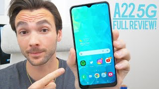 Samsung Galaxy A22 5G Full Review  Watch Before You Buy [upl. by Vokay]