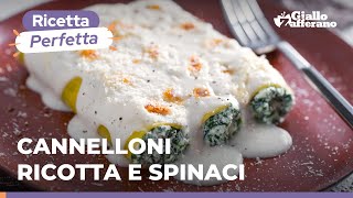 CANNELLONI RICOTTA e SPINACI un must della cucina italiana Ricetta originale [upl. by Nylrehc]