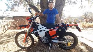 Lowering a 20172018 KTM 250 EXC F 3 inches [upl. by Oicanata265]