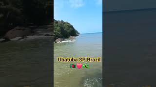 Ubatuba SP Brazil 🇧🇩❤️🇧🇷 beachwalkbrazil travel brazil brazillife braziltourism beach brass [upl. by Fulcher]