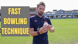 How To Bowl Fast In Cricket  Technical Fast Bowling Tips amp Advice For All Cricketers  Chris Liddle [upl. by Mikol]