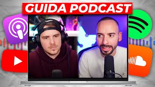 Crea PODCAST su Twitch YouTube e Spotify GRATIS e da CASA [upl. by Hairu]