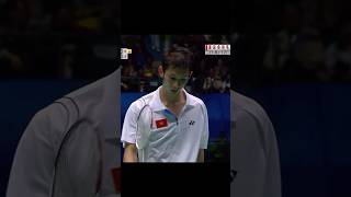 Những pha cầu hay của Tiến Minh trước con quái vật Lin Đan 😁caulongvietnam badminton viralvideo [upl. by Ymarej]