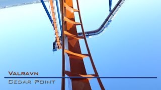 Valravn OnRide Front amp Back Row  Cedar Point [upl. by Latvina]