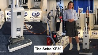 The Sebo XP30  44cm Wide Commercial Vacuum Cleaner  Demonstration and Floor Test [upl. by Etnoel]