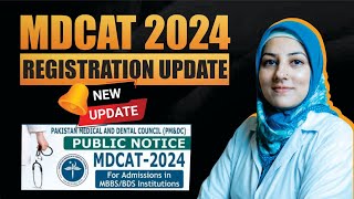 📢MDCAT 2024 registration UpdateUnexpected Changes Mdcat Series saltpkofficial Dr Afifa [upl. by Niamreg]