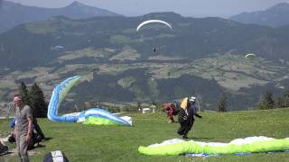 Super Paragliding Testival 2015 Kössen Outtakes Funny Takeoff  Landing Fail Compilation airddicted [upl. by Biel]