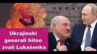 Ukrajinski generali hitno zvali Lukašenka [upl. by Mota]