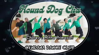 Hound Dog Cha  Line DanceDemo Choreo Mitha Primasari INA [upl. by Hands283]