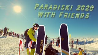 Skiing with Friends at Paradiski La Plagne Les Arcs before Coronavirus 2020 [upl. by Bryn]