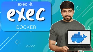 Exploring exec command  Docker [upl. by Direj]