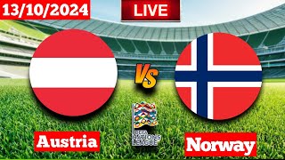 Austria vs Norway  UEFA Nations League Live Match Score Today [upl. by Tremayne420]