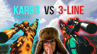 3LINE vs VANGUARD KAR98 which is BETTER New BEST Warzone sniper attachments amp FAST level up guide [upl. by Rma]