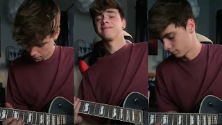 CORBYN BESSON PLAYING FALLIN ON THE ELECTRIC GUITAR [upl. by Corder641]