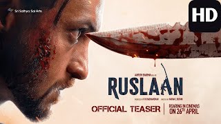 Ruslaan Official Teaser  Aayush Sharma Jagapathi Babu Sushrii  In Theaters Apr 26 [upl. by Jezabelle250]