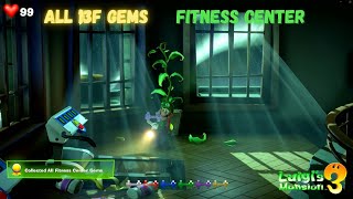 Luigis Mansion 3  Gems 13F Fitness Center guide [upl. by Nnyladnarb]