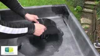 Étanchéité membrane EPDM toiture plate partie 22 [upl. by Iahk]