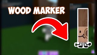 How to Get The “Wood Marker”  ROBLOX FIND THE MARKERS [upl. by Aremmat]