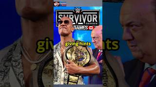 The Rock RETURNING at Survivor Series WarGames 2024 🤯 SHOCKING Ending wwe survivorseries [upl. by Knarf206]