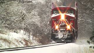 Canadian Pacific Holiday Train on 1242010 [upl. by Benkley]