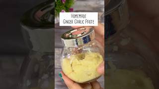 Easy Homemade Ginger Garlic Paste Recipe🫚🧄  No Preservative gingergarlicpasterecipe [upl. by Lenahc]