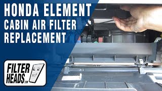 How to Replace Cabin Air Filter 2011 Honda Element [upl. by Acisse235]