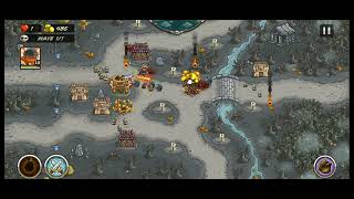 Kingdom Rush Frontiers  Iron Challenge Desecrated Grove  Veteran Mode [upl. by Ahaelam]