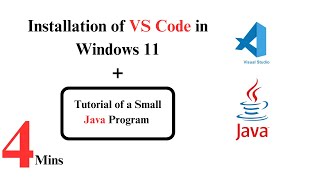 Install VS Code Set Up Java Extensions amp Run Java Program on Windows 11 in 4 Minutes [upl. by Pedrotti]