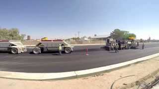 Asphalting Ridgecrest Blvd  Time Lapse [upl. by Endaira]