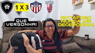 React de Botafogo 1x3 Junior Barranquilla Pipocafogo passa vergonha no primeiro jogo da liberta [upl. by Kresic777]