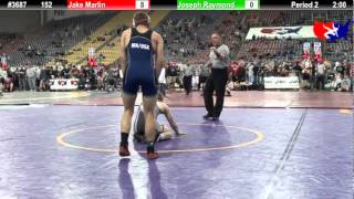 FSN 152 Jake Marlin High Altitude Wrestling Club vs Joseph Raymond Minnesota Storm [upl. by Klara]