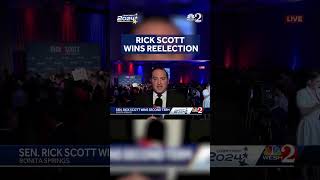 Sen Rick Scott wins reelection in Florida [upl. by Barcot]