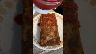 😋 Cornbread Stuffing Meatloaf is AWESOME shorts meatloaf easyrecipe yummy castironcooking 🧡 [upl. by Adnovad]