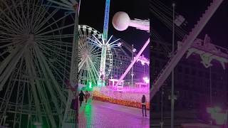 Birmingham Fairground accident Christmas market fairground birmingham uk [upl. by Bollen]