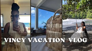 VLOG  SWINGING ON THE BEACH LA SOUFRIÈRE VOLCANO ST VINCENT travel caribbean islandgirl [upl. by Ysus]