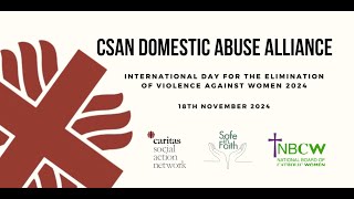 CSAN Domestic Abuse Alliance 2024 Nikki DhillonKeane Safe in Faith [upl. by Loos28]