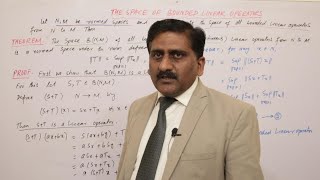 Space of Bounded Linear Operators  Functional Analysis  Lecture 33 [upl. by Dorita]