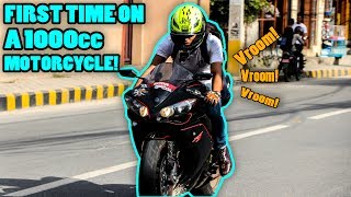 FIRST TIME RIDING A 1000CC MOTORCYCLE  YAMAHA R1  MOTOVLOG  VLOG  NEPAL [upl. by Tessler]