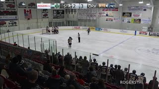 Orangeville Blitz Hockey  Orangeville vs Stratford  November 4th 2023  Rogers tv [upl. by Hung]