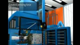 Simulation animation BOA Impress baler  simulatie animatie BOA Impress balenpers [upl. by Treva424]