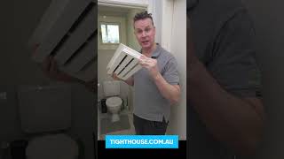 How does the qVENT door vent attenuate sound ventilation bathroom home [upl. by Jori]