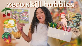 15 Beginner Cozy Hobbies  zero skills required to jump in [upl. by Aimet]