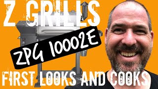 Z Grills ZPG 10002E Pellet Grill Review First Looks and Cooks [upl. by Suirauqram]