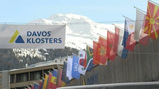 Las élites mundiales se reúnen en Davos para debatir sobre Ucrania y el clima  AFP [upl. by Pippo771]